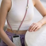 Tech-Protect Universal κορδόνι λαιμού και καρπού C10S για το κινητό- σε Dusty Rose / Titanium Tech-Protect Universal κορδόνι λαιμού και καρπού C10S για το κινητό- σε Dusty Rose / Titanium