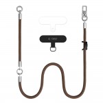 Tech-Protect C10S Rope – Λουράκι Crossbody & Καρπού για Smartphone, Walnut Brown/Titanium Tech-Protect C10S Rope – Λουράκι Crossbody & Καρπού για Smartphone, Walnut Brown/Titanium