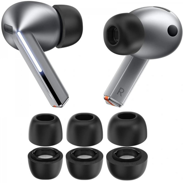 Tech-Protect Ear Tips Σιλικόνης για Galaxy Buds 3 Pro (3 τεμάχια, Γκρι)
