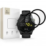 Tech-Protect Glass Flex+ 2-Pack Προστατευτικά Οθόνης για Garmin Forerunner 255 / 255 Music (Μαύρα)