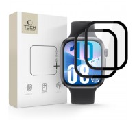 Tech-Protect Glass Flex+ 2 Τεμ. Προστατευτικό Υβριδικό Γυαλί για Huawei Watch Fit 3 Μαύρο