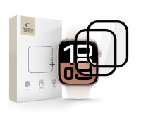 Tech-Protect Glass Flex+ Υβριδικό Γυαλί 2 Τεμάχια για Apple Watch 10 (42mm) Μαύρο