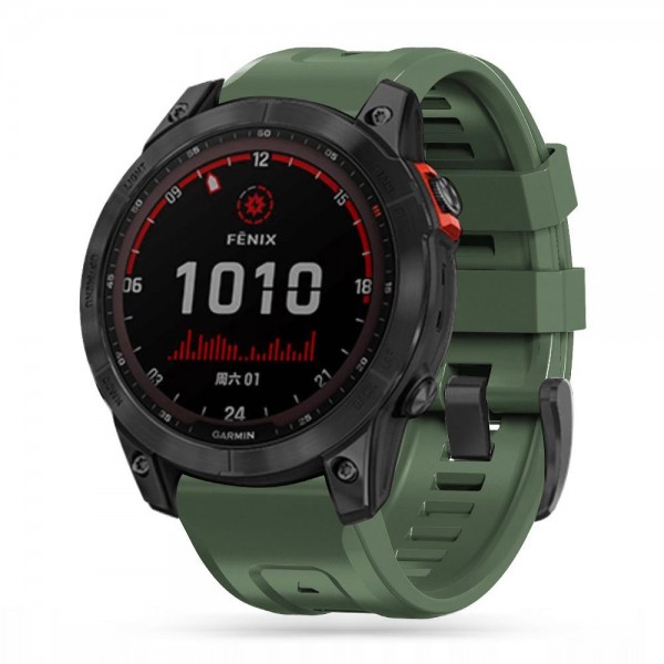 Tech-Protect Iconband Λουράκι Σιλικόνης Army Green για το Fenix 5 / 6 / 6 Pro / 7