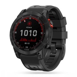 Tech-Protect Iconband Λουράκι Σιλικόνης Μαύρο για το Fenix 6 / 6 Pro / 7