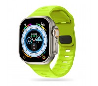 Tech-Protect Iconband Line Λουράκι Σιλικόνης Lime για Apple Watch 4 / 5 / 6 / 7 / 8 / 9 / SE / ULTRA 1 / 2 (42 / 44 / 45 / 49 MM)