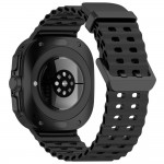 Tech-Protect Λουράκι Iconband Pro σε Μαύρο χρώμα για Samsung Galaxy Watch Ultra, 47 mm