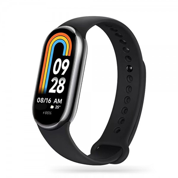 Tech-Protect Iconband Λουράκι Σιλικόνης με Pin Μαύρο για Xiaomi Smart Band 8/ 8 NFC/ 9/ 9 NFC