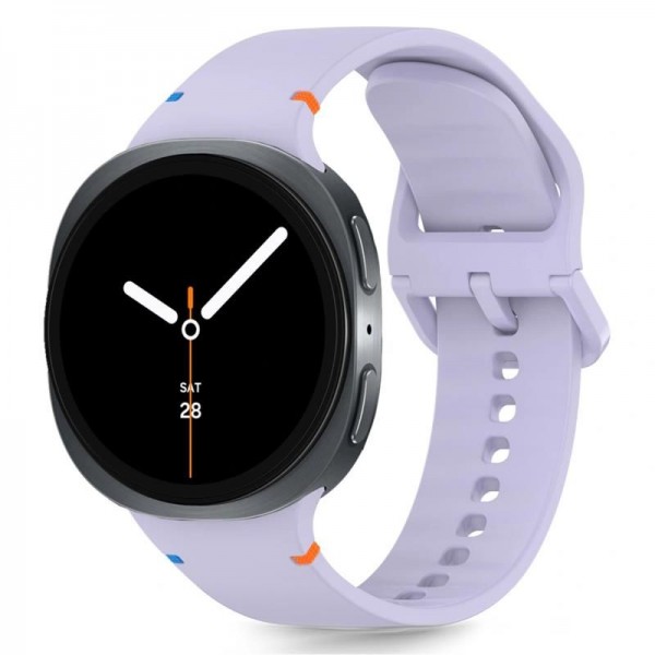 Tech-Protect Λουράκι Σιλικόνης για Samsung Galaxy Watch 8 / Classic (40/44/46mm) Elegant Purple