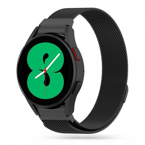 Tech-Protect Milaneseband ”2” Λουράκι Μεταλλικό Μαύρο Galaxy Watch 4/5/5 PRO/6, 40/42/44/45/46mm