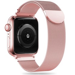 Tech-Protect Milanese Λουράκι Μεταλλικό Ροζ Χρυσό για το Apple Watch 4 / 5 / 6 / 7 / 8 / 9/ SE (38 / 40 / 41 MM)
