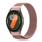 Tech-protect MilanesBand, λουράκι από Ανοξείδωτο Ατσάλι, για το SAMSUNG GALAXY WATCH 4 / 5 / /5 Pro / 6 / 7 / Fe Ροζ Χρυσό