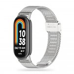 Tech-Protect MILANESEBAND Λουράκι Ανοξείδωτο Ατσάλι Ασημί χρώμα για το Xiaomi Smart Band 8/8 NFC
