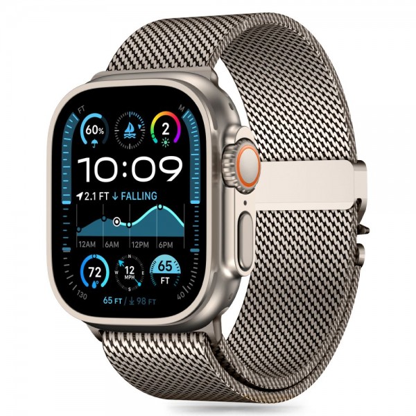 Tech-Protect Λουράκι Milano Titanium για Apple Watch 4 / 5 / 6 / 7 / 8 / 9 / 10 / SE / ULTRA 1 / 2 (44 / 45 / 46 / 49 MM)