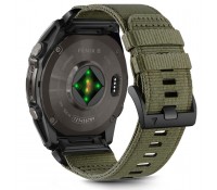 Tech-Protect Nylon Classic Λουράκι Υφασμάτινο Πράσινο για το Fenix 5X / 5X PLUS / 6X / 6X Pro / 7X /8 (51mm)