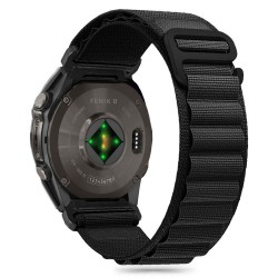 Tech-Protect Nylon Pro Λουράκι Υφασμάτινο E Black για το Fenix 5 / 6 / 6 PRO / 7 /8 / 8 Pro 47 mm