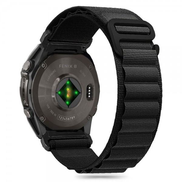 Tech-Protect Nylon Pro Λουράκι Υφασμάτινο E Black για το Fenix 5 / 6 / 6 PRO / 7 /8 / 8 Pro 47 mm Tech-Protect Nylon Pro Λουράκι Υφασμάτινο E Black για το Fenix 5 / 6 / 6 PRO / 7 /8 / 8 Pro 47 mm