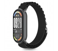 Tech-Protect Nylon Pro Λουράκι Υφασμάτινο Μαύρο για Xiaomi Smart Band 8/9/10/NFC