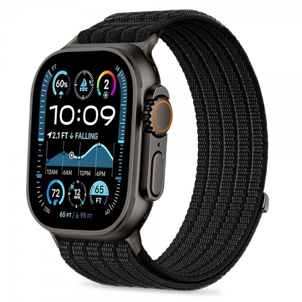 Λουράκι Tech-Protect Nylon Sport για Apple Watch 44 / 45 / 46 / 49 mm – Μαύρο Λουράκι Tech-Protect Nylon Sport για Apple Watch 44 / 45 / 46 / 49 mm – Μαύρο