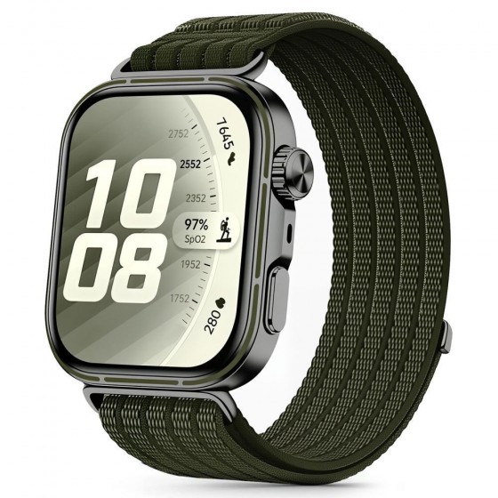 Tech-Protect Λουράκι Nylon Sport για το Huawei Watch Fit  3 / 4 / 4 PRO / 5 / 5 PRO Military Green