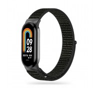 Tech-Protect Nylon Λουράκι Υφασμάτινο Μαύρο για Xiaomi Smart Band 8/ 8 NFC/ 9