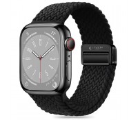 Tech-Protect NylonMag Λουράκι Υφασμάτινο Μαύρο για το Apple Watch 6 / 7 / 8 / 9/ 10/ SE ( 40 / 41 / 42mm)