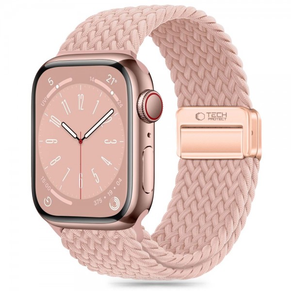 Tech-Protect NylonMag – Λουράκι Nylon για Apple Watch 44/45/46/49mm Dusty Rose Tech-Protect NylonMag – Λουράκι Nylon για Apple Watch 44/45/46/49mm Dusty Rose