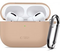 Tech-Protect Silicone Hook Θήκη για Apple AirPods Pro 3 Caffe Latte
