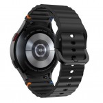Tech-protect sport -αθλητικό λουράκι Σιλικόνης για το SAMSUNG GALAXY WATCH 4 / 5 / /5 Pro / 6 / 7 / Fe Μαύρο