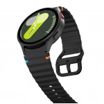 Tech-protect sport -αθλητικό λουράκι Σιλικόνης για το SAMSUNG GALAXY WATCH 4 / 5 / /5 Pro / 6 / 7 / Fe Μαύρο