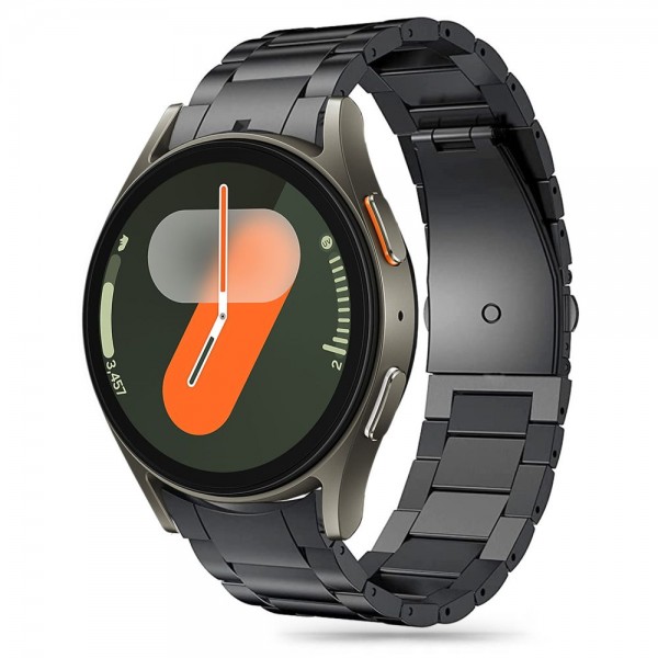 Tech-Protect Stainless Λουράκι για Samsung Galaxy Watch 4/5/5 Pro/6/7 FE - Μαύρο