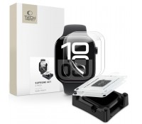 Tech-Protect Supreme Set Screen Protector, τύπου Φιλμ, για το Apple Watch 10 46mm, 2 pack, διαφανές