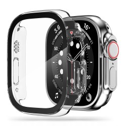 Tech-Protect Defense 360 Πλαστική Θήκη με Τζαμάκι σε Διάφανο χρώμα για το Apple Watch Ultra 49mm