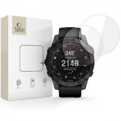 Tempered Glass Garmin Fenix 7 / 7 Pro 47mm Tech-Protect Glass Fit+ (2 Τεμάχια) – Διαφανές