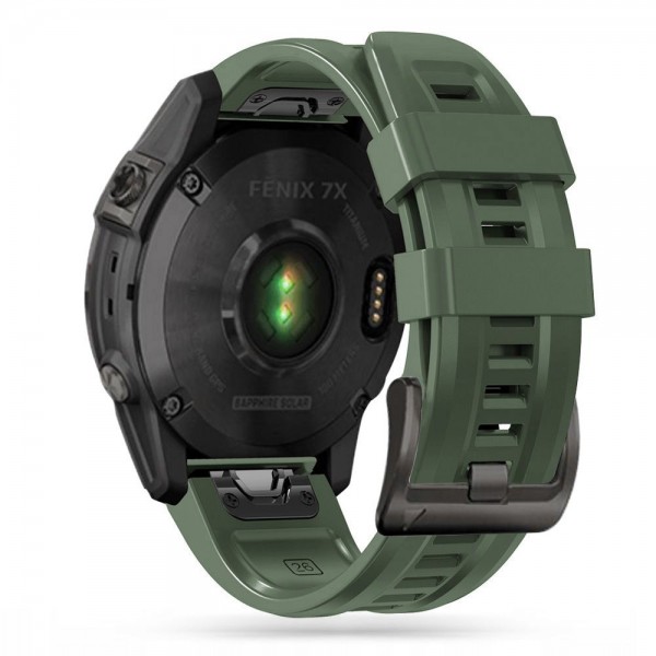 Tech-Protect Iconband Λουράκι Σιλικόνης Army Green για το Fenix 3 / 5X / 3HR / 5X PLUS / 6X / 6X Pro / 7X
