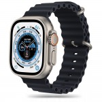 Tech-Protect IconBand Pro Λουράκι Σιλικόνης Μαύρο για Apple Watch 4 / 5 / 6 / 7 / 8 / 9 / SE / ULTRA 1 / 2 (44 / 45 / 49 MM)