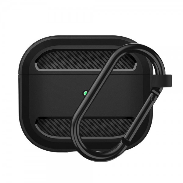 Techsuit Carbon Θήκη Σιλικόνης σε Μαύρο χρώμα για Apple AirPods 3 Techsuit Carbon Θήκη Σιλικόνης σε Μαύρο χρώμα για Apple AirPods 3
