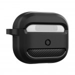 Techsuit Carbon Θήκη Σιλικόνης σε Μαύρο χρώμα για Apple AirPods 3 Techsuit Carbon Θήκη Σιλικόνης σε Μαύρο χρώμα για Apple AirPods 3