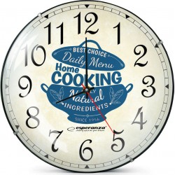 ESPERANZA Ρολόι τοίχου Marseille EHC018M, 30cm, λευκό