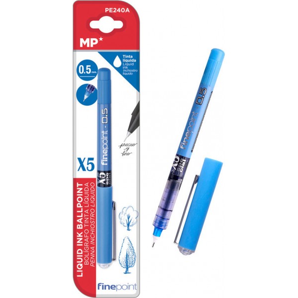 MP στυλό διαρκείας, καλλιγραφίας PE240A, 0.5mm, μπλε MP στυλό διαρκείας, καλλιγραφίας PE240A, 0.5mm, μπλε