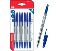 MP στυλό διαρκείας PE144A, 1mm, μπλε, 7τμχ