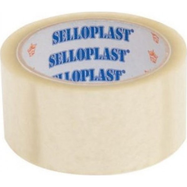 SELLOPLAST Αυτοκόλλητη ταινία SEL-005, διάφανη, 48mm, 60m, 6τμχ SELLOPLAST Αυτοκόλλητη ταινία SEL-005, διάφανη, 48mm, 60m, 6τμχ